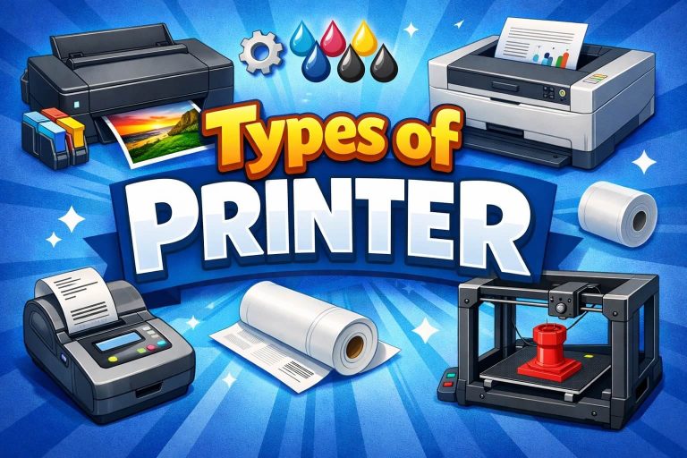 Types of Printer and Their Uses – Complete Guide