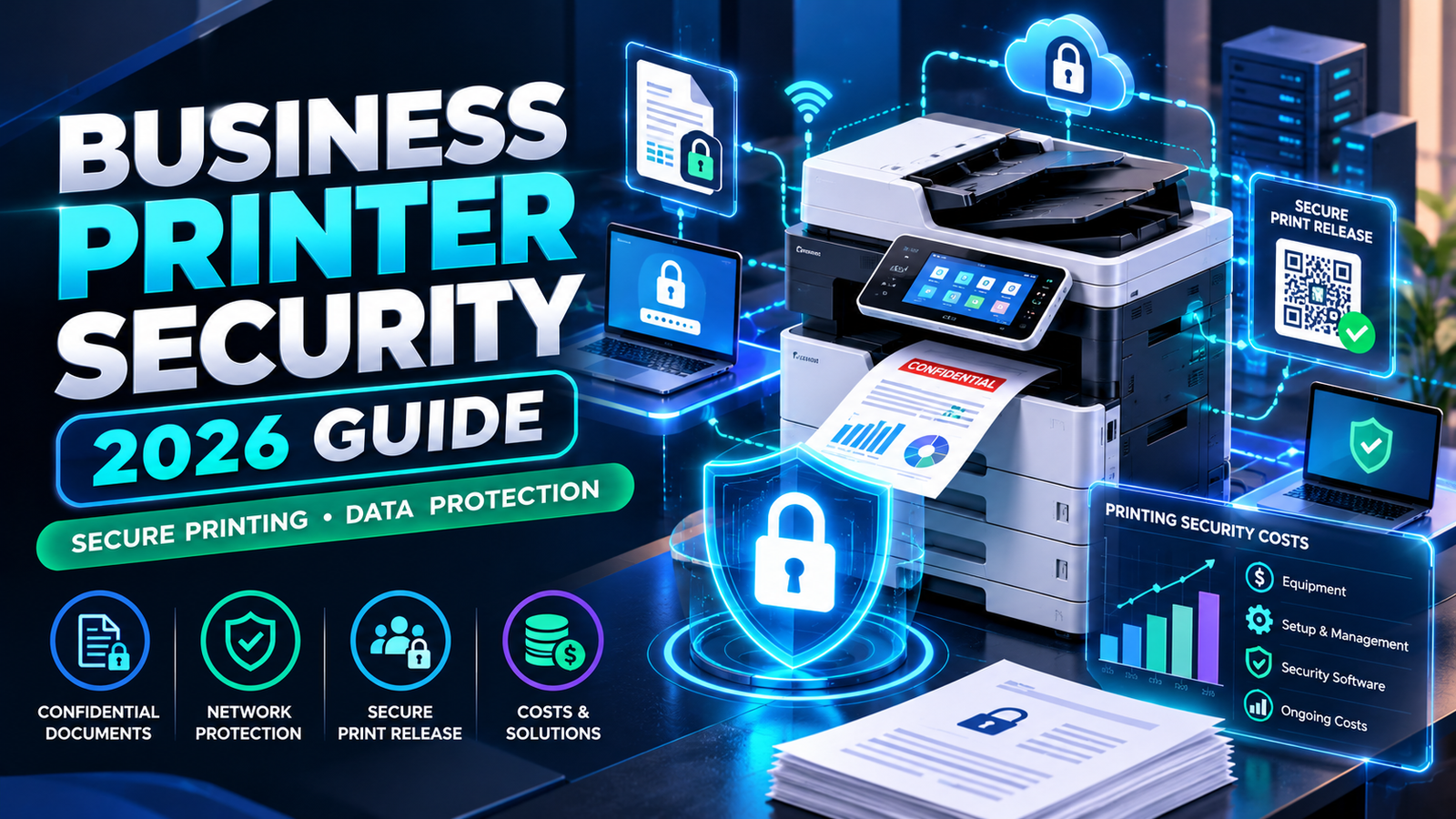 Business Printer Security in 2026: Secure Printing Costs, Data Protection, and Essential Office Security Features