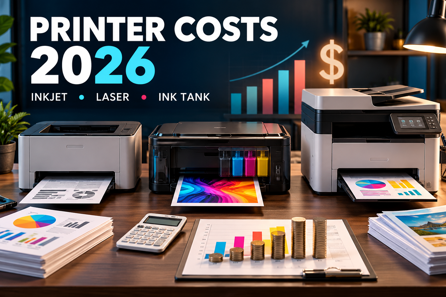 Small Business Printer Costs in 2026: Inkjet vs Laser, Prices, and Hidden Expenses