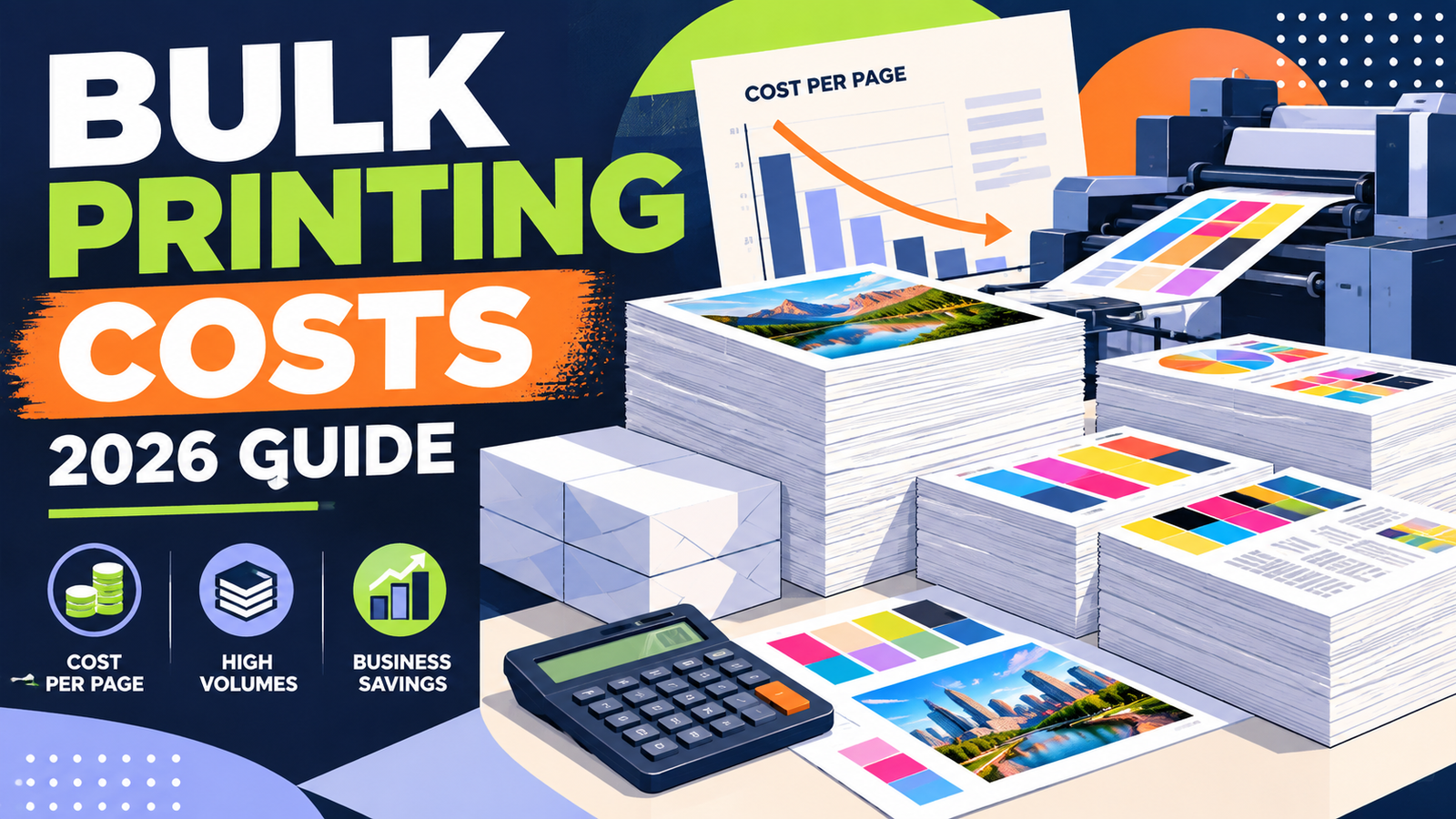 High-Volume Printing Cost in 2026: Bulk Printing Prices, Cost Per Page, and Business Savings